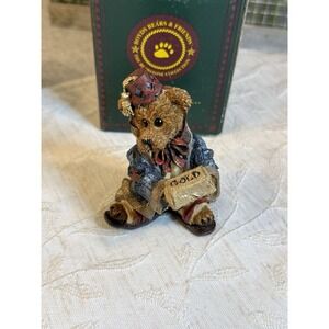 Boyds Bears & Friends Vtg Wilson as Melchior Bearstone Collection w/ Box #2404